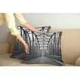 thumbnail image 2 of Ambesonne Black and White Throw Pillow Cover 2 Pack, Modern Bridge, 18", Black White Grey, 2 of 7