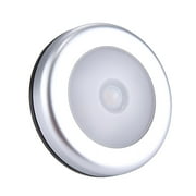 AMZER Motion Sensor Light, Motion Sensing Battery Powered Stick-Anywhere Nightlight,Wall Light for Entrance,Hallway,Basement,Garage,Bathroom, Cabinet, Closet