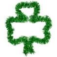 thumbnail image 4 of Northlight LED Lighted Tinsel Shamrock St. Patrick's Day Window Decoration - 25", 4 of 7