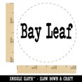 thumbnail image 2 of Bay Leaf Herb Fun Text Rubber Stamp for Scrapbooking Crafting Stamping - Small 3/4 Inch, 2 of 7
