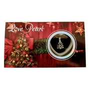 PUKA CREATIONS Love Pearl CHRISTMAS TREE Necklace Kit, Simulated Pearl in an Oyster
