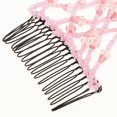 thumbnail image 3 of Pelo de Plástico Peine Elástico Clips Dobles Horquillas Pinza para El Cabello Pinza para El Cabello Accesorios para El Cabello - Rosado, Estilo 1 Sunnimix Magic Beads Hair Peines, 3 of 7