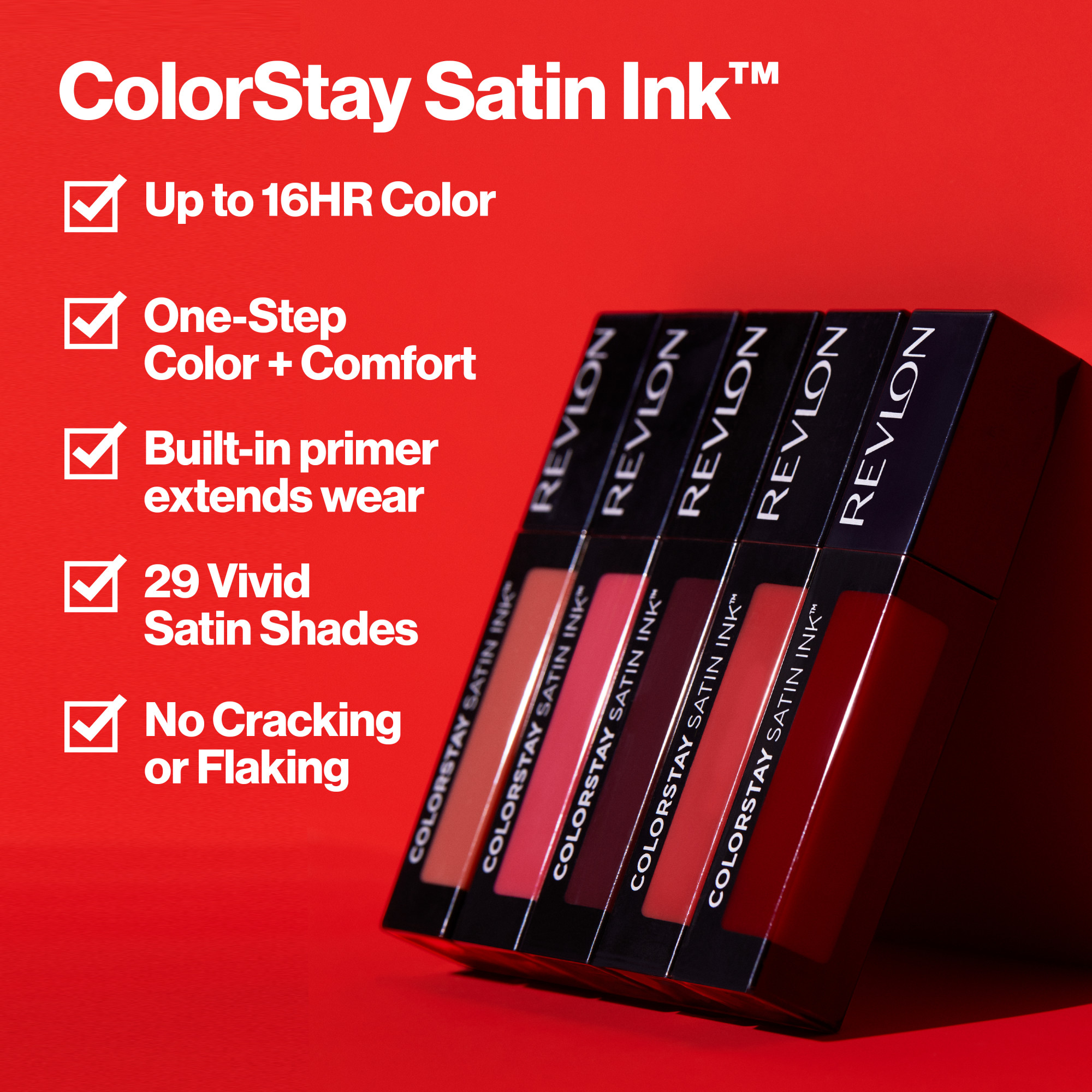 Revlon ColorStay Satin Ink Long Lasting Lipstick with Vitamin E, 007 Partner in Crime, 0.17 fl. Oz - image 4 of 11