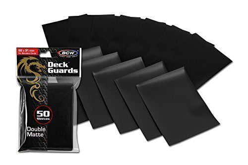 1 Box 480 BCW Elite Deck Guard MATTE BLACK MTG Pokemon Gaming Card Sleeves 