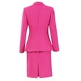 thumbnail image 7 of Hot Pink 2-Piece Blazer Suit and Skirt Set Formal Jacket Costume for Halloween Cosplay Party, 7 of 7
