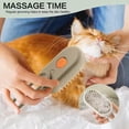 thumbnail image 5 of 4-in-1 Steam Pet Grooming Brush Rechargeable Cordless Deshedding Tool for Cats Dogs, 5 of 7