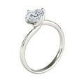 thumbnail image 3 of Mauli Jewels Red Diamond Engagement Ring For Women 1.0 Carat Round Natural Red Diamond Solitaire Ring For Womens In 14K Solid Rose White Yellow Gold, 3 of 5
