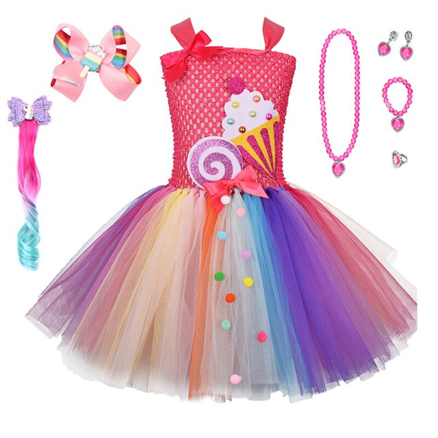 Vestido de carnaval para niños, ropa de fiesta de cumpleaños para niñas. zhangyuxiang unisex
