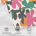 thumbnail image 5 of Yayeee 2 Pack Hand Towels for Bathroom 100% Cotton 16" x 28" Soft Absorbent Kitchen Towel, Pink Floral Blooms, 5 of 7