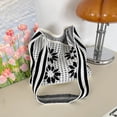 thumbnail image 3 of Hsqqdc Woven Flower Shoulder Bag, Large Capacity Knitted Hollow Tote for Summer Beach, 3 of 7