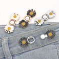thumbnail image 4 of 1 botón de ajuste de cintura para mujer, falda, pantalón, clip de cintura ajustable, pasador de metal Ty, 4 of 4