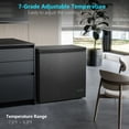 thumbnail image 4 of KNDKO 7.0 cu.ft. Chest Freezer with Adjustable Temperature, Free Standing Top Open Door Compact Freezer with Removable Basket for Kitchen/Home/Bar/Garage/Office, 4 of 9
