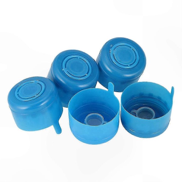 30-Pack Non-Spill Caps for 55mm Bottles, Compatible with 2, 3, 5 Gallon Water Jugs, Anti-Splash Design