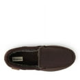 thumbnail image 3 of Dearfoams Men's Keaton Twill House Shoe Moccasin Slipper, 3 of 6