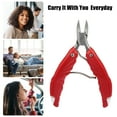 thumbnail image 3 of Unique Bargains Toenail Clippers for Thick Nails Sharp Nail Clippers Toenail Clippers Kits Stainless Steel Red, 3 of 7