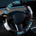 thumbnail image 2 of Pixel Dog 14.5 Inch Printing PVC Leather Car Wheel Covers Steering Wheel Cover Auto Accessories, 2 of 6