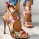 thumbnail image 1 of Sandalias de tacón alto para mujer, con cordones, boca de pescado, punta abierta, zapatos Wmkox8yii  shjk6113, 1 of 4