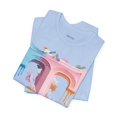 thumbnail image 4 of Vintage Letter T Graphic Unisex Short Sleeve Tee With Original Artwork, 4 of 16