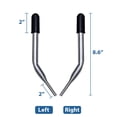 thumbnail image 2 of Extensores de manija de freno para silla de ruedas con puntas de 5/8" - Reemplazo de manijas de bloqueo de rueda plana mejoradas, paquete de 2, 2 of 5
