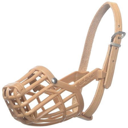 UPC: 0024764999394 | OmniPet Leather Brothers Italian Basket Dog Muzzle Size 6 Tan