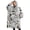 White Halloween Pumpkin, variant on Oversized Wearable Blanket Hoodie,White Halloween Skull Pumpkin Pattern Sherpa Blanket Hoodie with Super Pockets,Super Warm Fuzzy Pullover for Women & Men