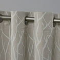 thumbnail image 3 of Exclusive Home Forest Hill Patio Room Darkening Blackout Grommet Top Patio Curtain Panel, 108"x84", Linen, 3 of 7