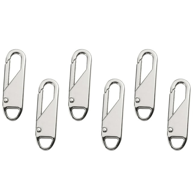 6pcs Detachable Zipper Pull Tab Replacement Backpack Clothing Zipper Pullers