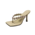 thumbnail image 2 of Zapatos de mujer Moda Color sólido Minimalista Cuentas de metal Clip Toe Heel Sandalias Zapatillas Flip Flop Wmkox8yii  hj789, 2 of 9