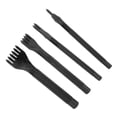 thumbnail image 1 of Kit de Cincel para Artesanía de Cuero, 4 Uds., Acero de Alto Carbono, Cincel de Punta Galvanizada, Accesorios para Artesanía de Cuero, 1 of 7
