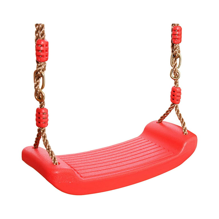 Swing Seat Set Rope Adjustable Playset with Heavy Duty Durable Replacement  Rope Seat for Outdoor Indoor Garden Children Adult 