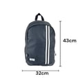 thumbnail image 2 of Mochila Escolar Juvenil Urbana American Bags Color Negra, 2 of 5