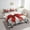 Grass Green, variant on Christmas Bedding Set 7 Piece Twin Christmas Decorations Bed in a Bag Snowman Winter Themed Comforter Set with Sheets Cute Rabbit Birds Bed Set Happy New Year Sheet Set