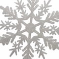 thumbnail image 4 of Bewildely 12 piezas de decoración de copos de nieve de Navidad portátiles para interiores y exteriores, decoración para sala de estar, adorno Kits de decoración para fiestas Blanco crema, 4 of 6