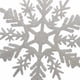 thumbnail image 5 of Cateissary 12 piezas hogar Oficina Hotel al aire libre portátil Navidad copo de nieve decoración Navidad colgante decoración banquete Kits de decoración para fiestas Blanco crema, 5 of 6
