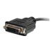 C2G 8in Mini HDMI to DVI Adapter - Mini HDMI Adapter - Male to Female Black - video adapter - HDMI / DVI - 8