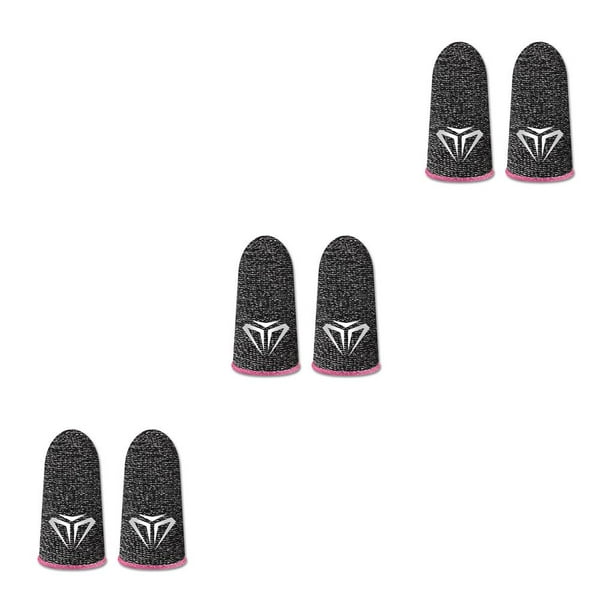 Bearachild 10 piezas de fundas para dedos para juegos de teléfonos móviles, guantes antideslizantes sensibles a prueba de sudor, cubiertas de fibra Type1 NO1
