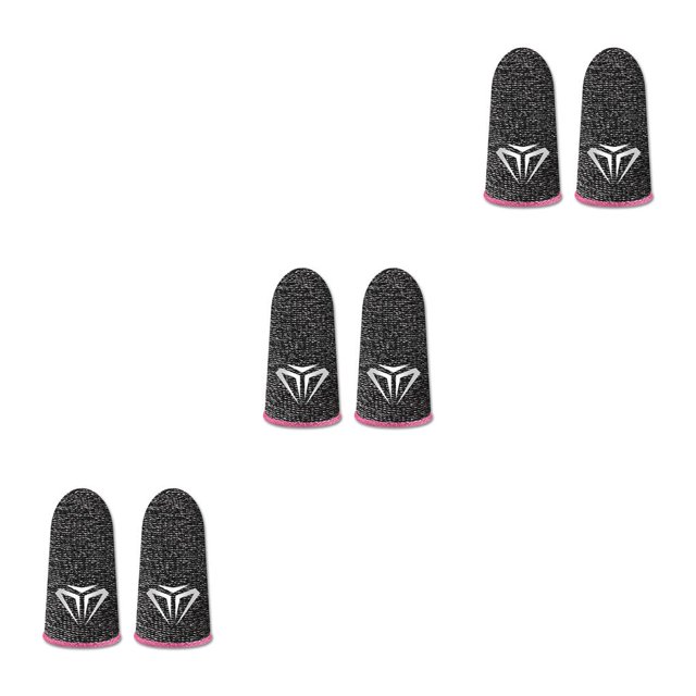 Bearachild 10 piezas de fundas para dedos para juegos de teléfonos móviles, guantes antideslizantes sensibles a prueba de sudor, cubiertas de fibra Type1 NO1
