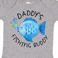 thumbnail image 4 of Inktastic Daddy's Fishing Buddy with Cute Blue Fish Boys or Girls Baby Bodysuit, 4 of 5