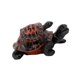 thumbnail image 5 of Estatua de tortuga marina para jardín, artesanías, decoración artística para patio, exterior y trasero. Rojo, 5 of 9
