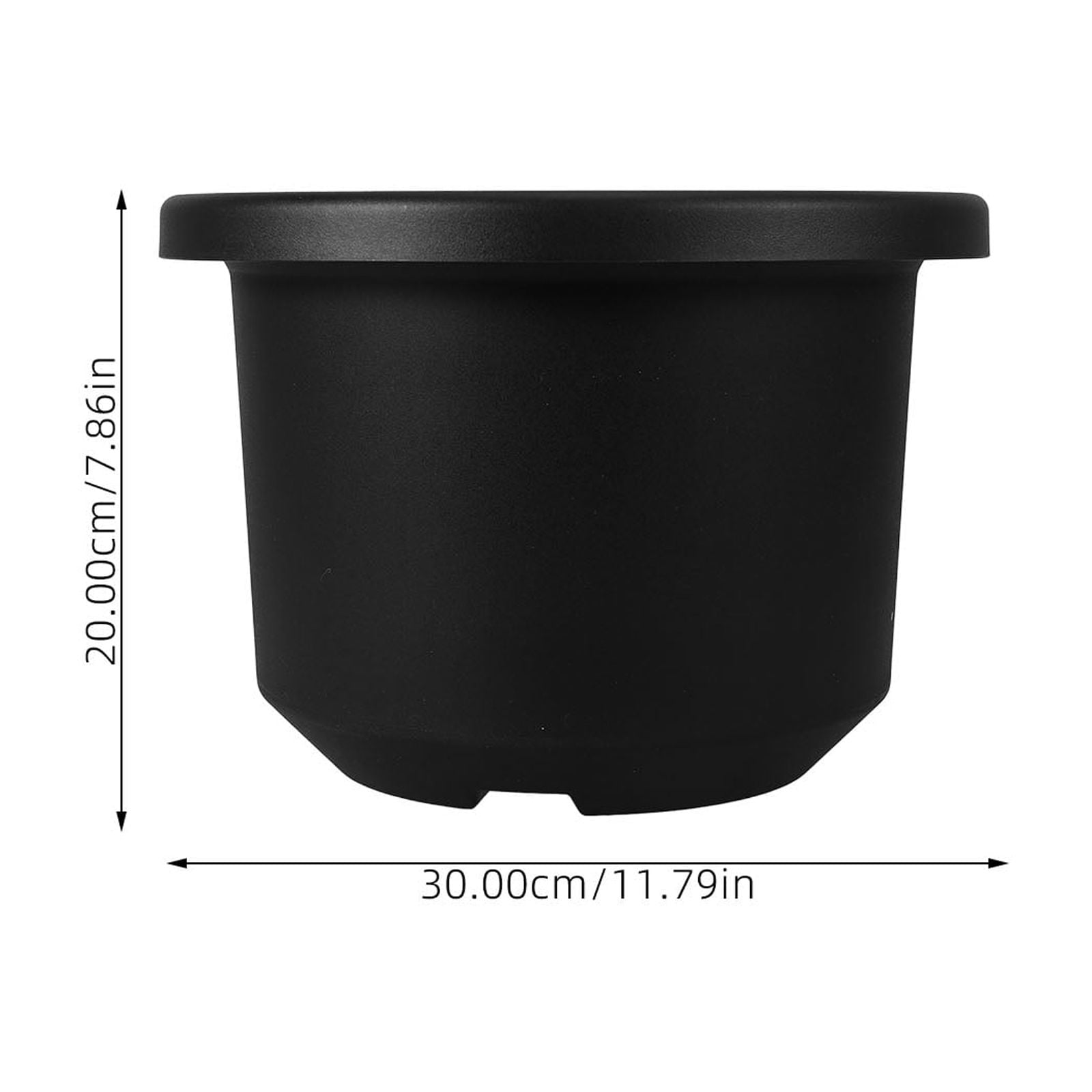 Masteelf Large Black Round Germination Pot for Gardening, Orchid Planter, Indoor and Outdoor Use Plant Pots