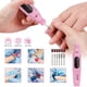 thumbnail image 2 of Mano de práctica de uñas para uñas acrílicas, kits de entrenamiento de práctica de manos de uñas flexibles, mano de goma para uñas postizas para practicar uñas postizas con taladro de uñas, lámpara se, 2 of 5