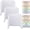 white, variant on 3 Pack Medium Trifold Poster Board, 24 x 16inches Poster Board with Double Sided Tapes and Cardboard, Corrugated Presentation,Science Fair Display Boards for School Project, Science Fair, Business