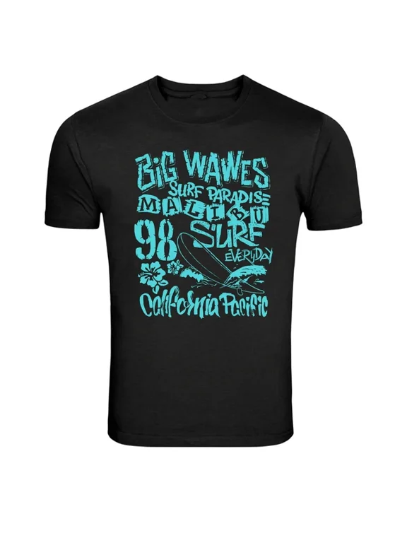 Big Waves Surf Paradise Maui 98 Everyday California Pacific Graphic Theme For Special Events T-Shirt, Size S-5XL