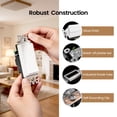 thumbnail image 3 of ELEGRP 15 Amp Light Switch Decorator 120V 3 Way Rocker AC Quiet, with Wall Plate, Matt White (10-Pack), 3 of 7