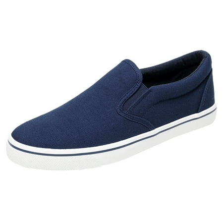Flats for Men Slip Mens Slip on Casual Shoes 13 on Shallow Mouth Simple Mens Casual Slip on Shoes Size 14 Single Shoes Casual Shoes Men s Shoes Casual Boot Work Shoes