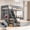 Gray, variant on Harper & Bright Designs Twin XL Over Full L Shaped Bunk Bed with Stairs and 2 Desk & USB Charging Station, Solid Wood Separable L-Shaped Bunk Bed with Storage Shelves, Gray