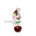 thumbnail image 3 of Annalee Crimson Crush Jingle Bell Mouse Tree Ornament, 3 in, 3 of 3