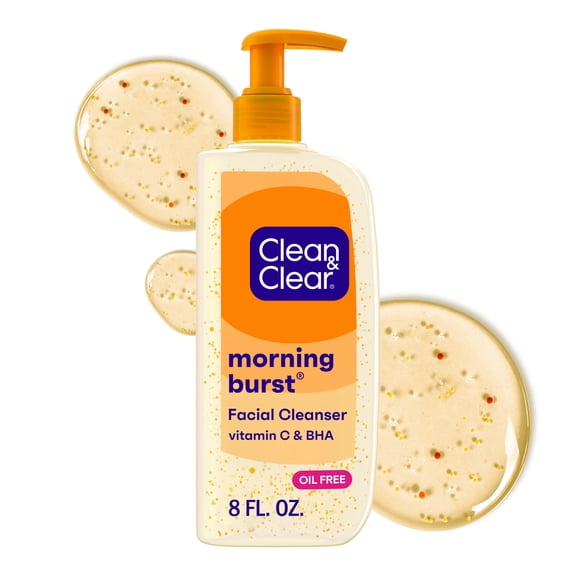 Clean & Clear Morning Burst Oil-Free Gentle Daily Acne Face Wash, 8 fl. oz