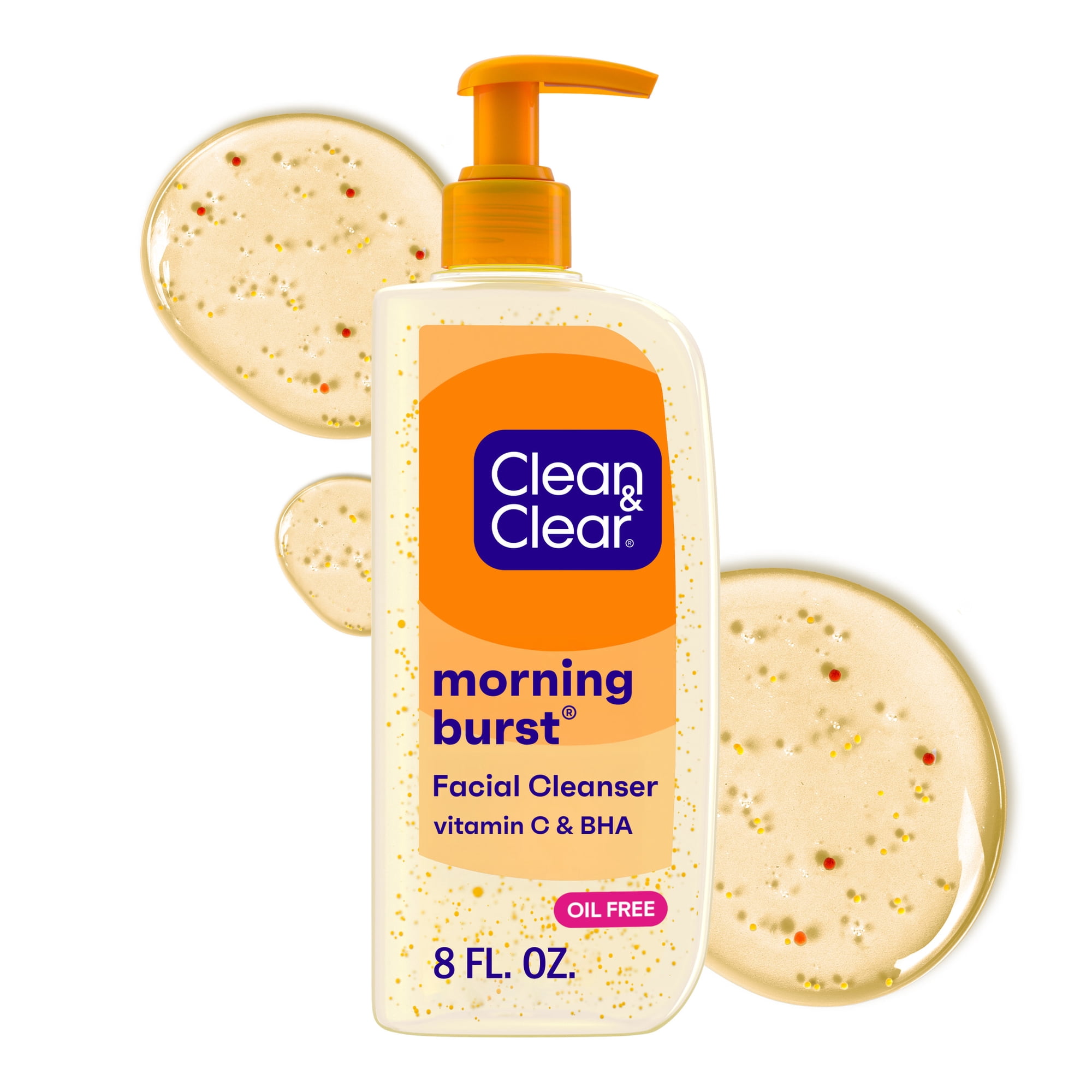Clean & Clear Morning Burst Oil-Free Gentle Daily Acne Face Wash, 8 fl. oz