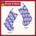 thumbnail image 2 of Sikiie pinkk flower crystal Skull Christmas Stockings,18 Inches Christmas Stockings Xmas Hanging Stockings for Family Christmas Decorations & Gifts, 2 of 7